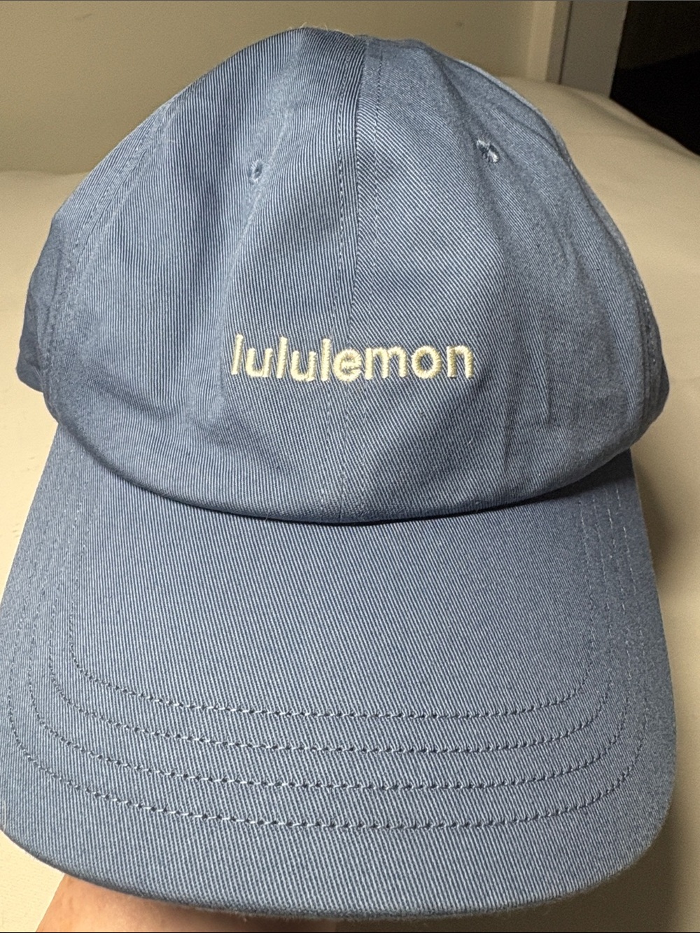 Lululemon Blue Cotton Buckleback Cap Size L/XL